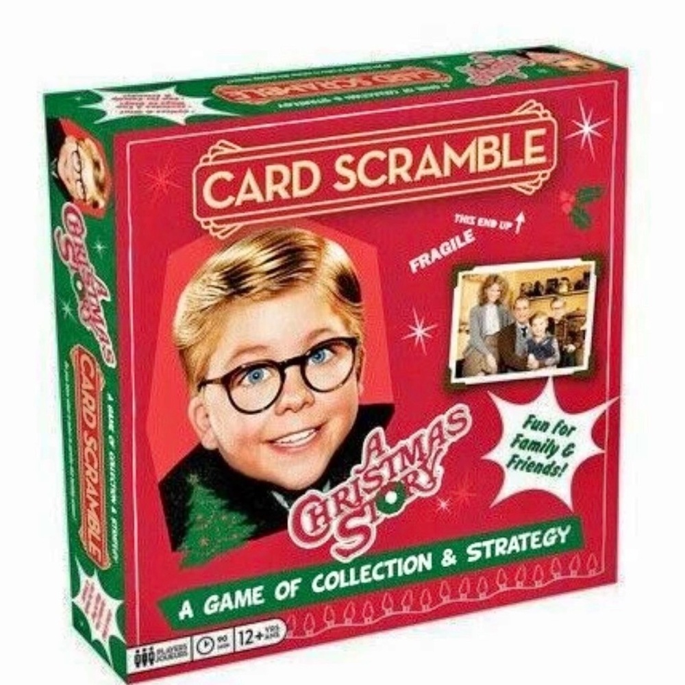 A Christmas Story Card Scramble Board Game, New